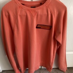 Unisex Buffalo David Bitton Coral Long Sleeve Sweatshirt Size L